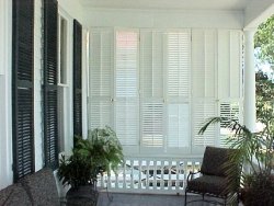 Operable Louvered Exterior Shutters